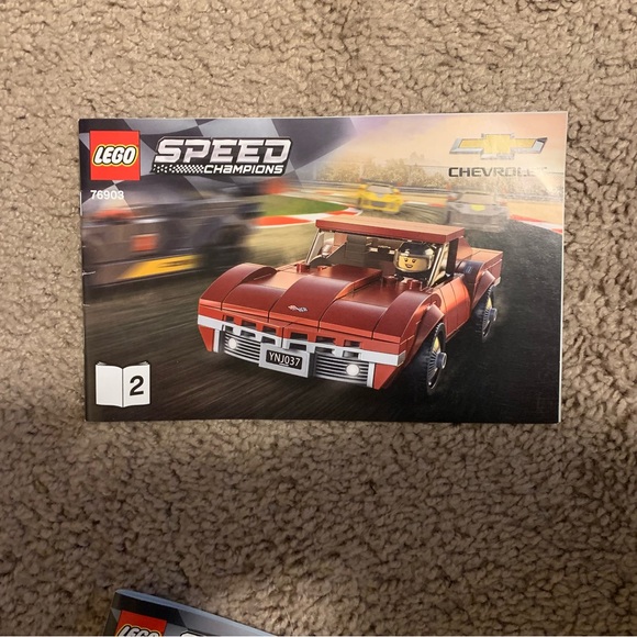 Lego Speed Champion Chevrolet Corvette C8.R Race Car Retired Product 76903 - Picture 2 of 3